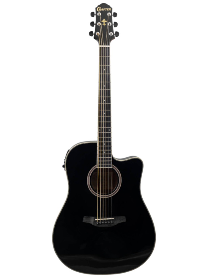 Электроакустическая гитара Crafter HD-250 CE/BK — общий вид