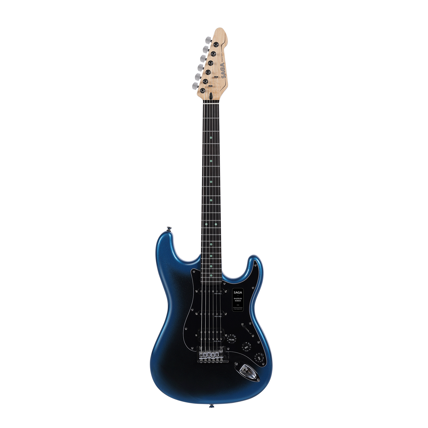 Электрогитара Saga DARK NIGHT BLUE — корпус и детали