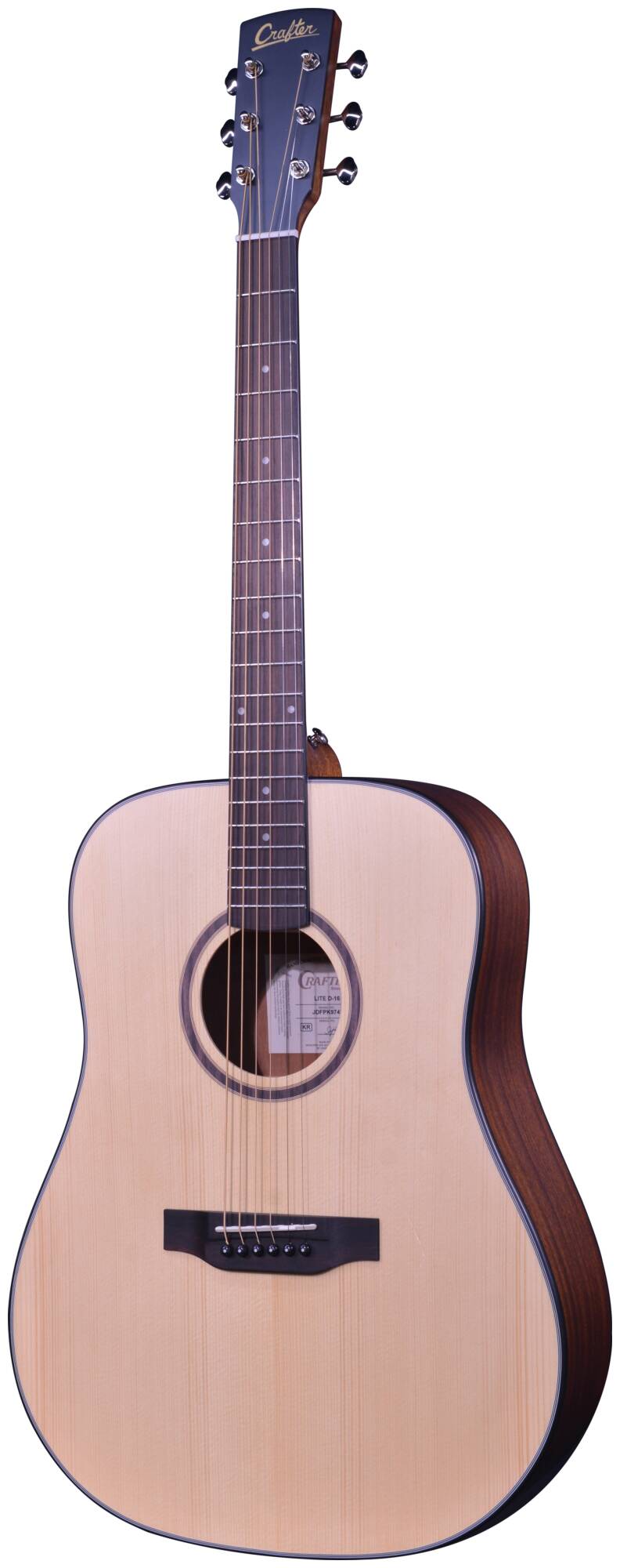 Электроакустическая гитара Crafter LITE D-16e — корпус и детали