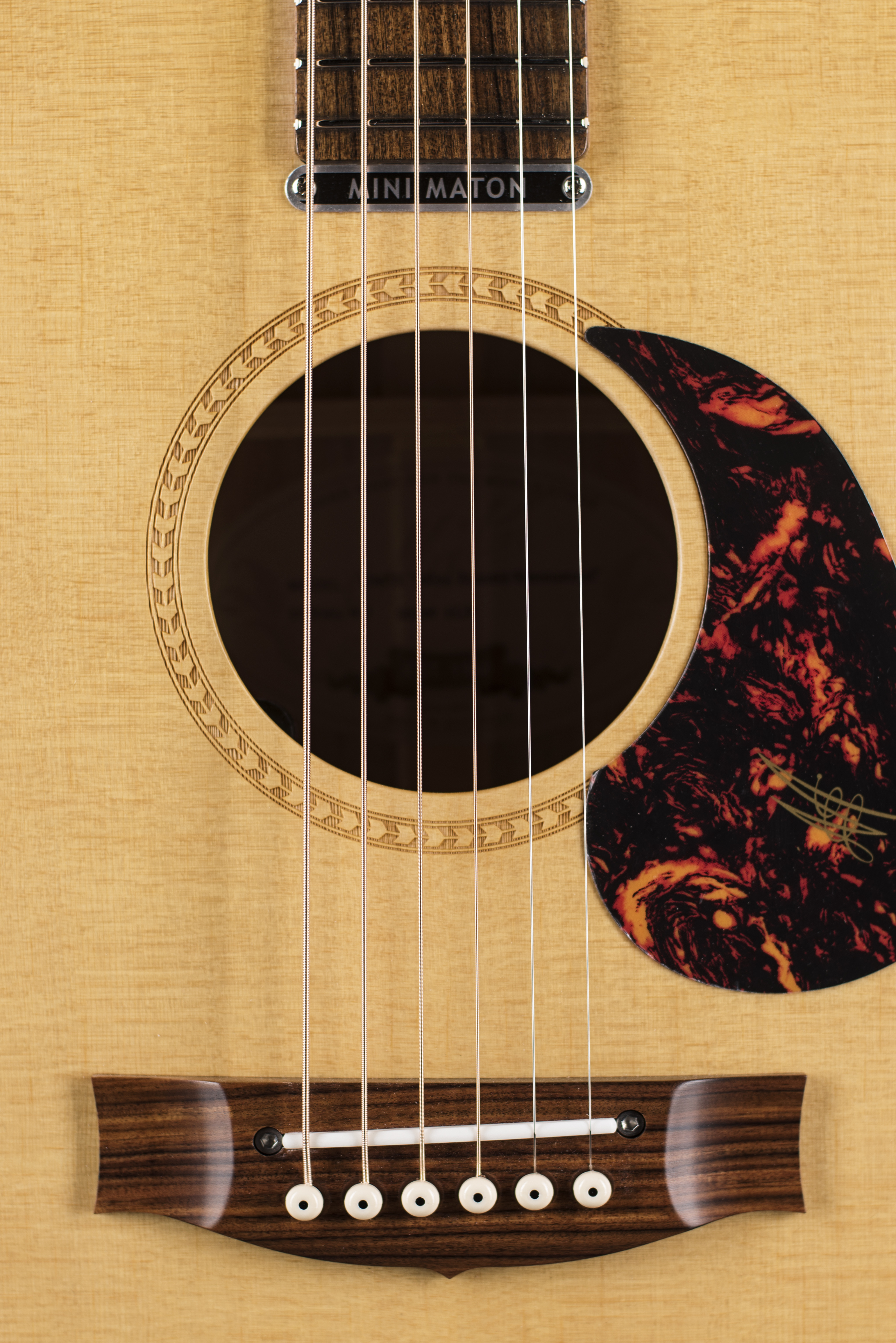 Электроакустическая гитара Maton EMTE — корпус и детали - фото 6