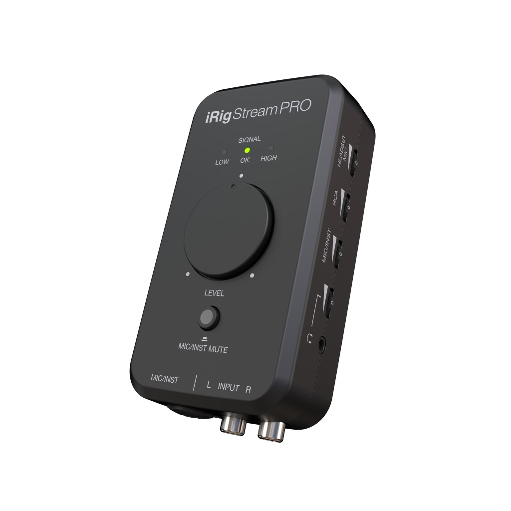 Портативный аудиоинтерфейс IK Multimedia IRIG STREAMPRO — разъёмы и органы управления - фото 5