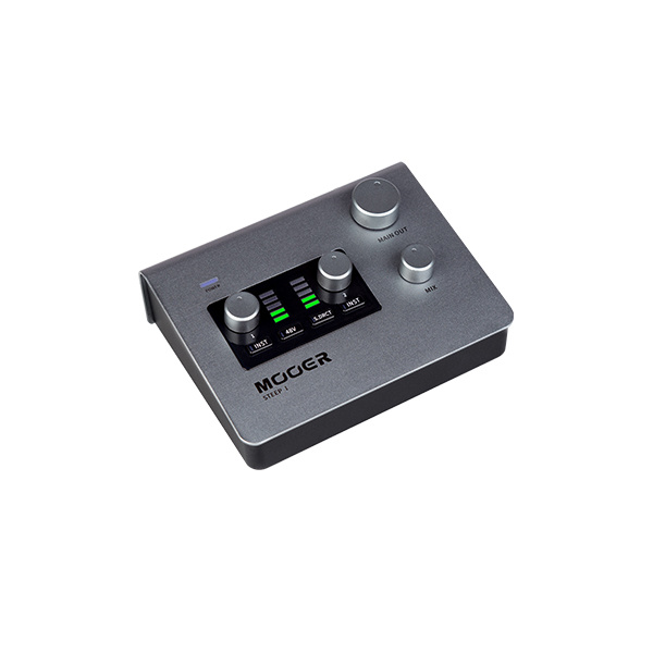 USB-аудиоинтерфейс Mooer MA50 STEEP I — разъёмы и органы управления - фото 3