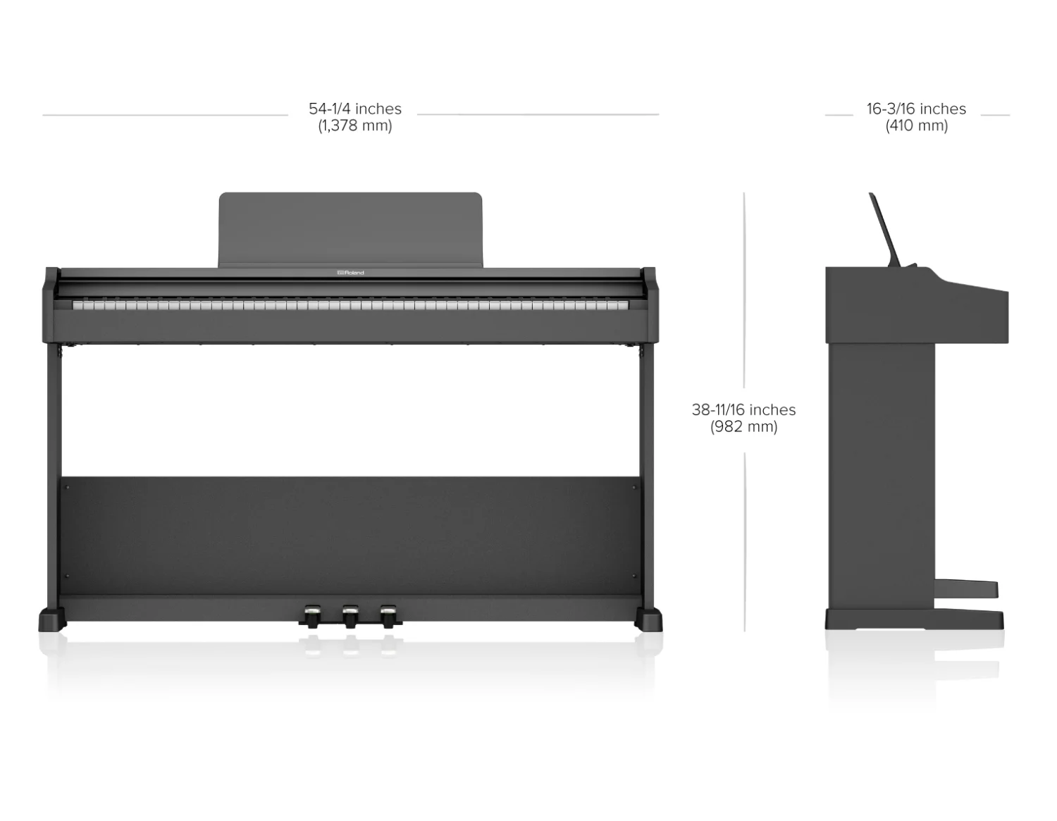Цифровое пианино Roland F107-BKX - фото 4