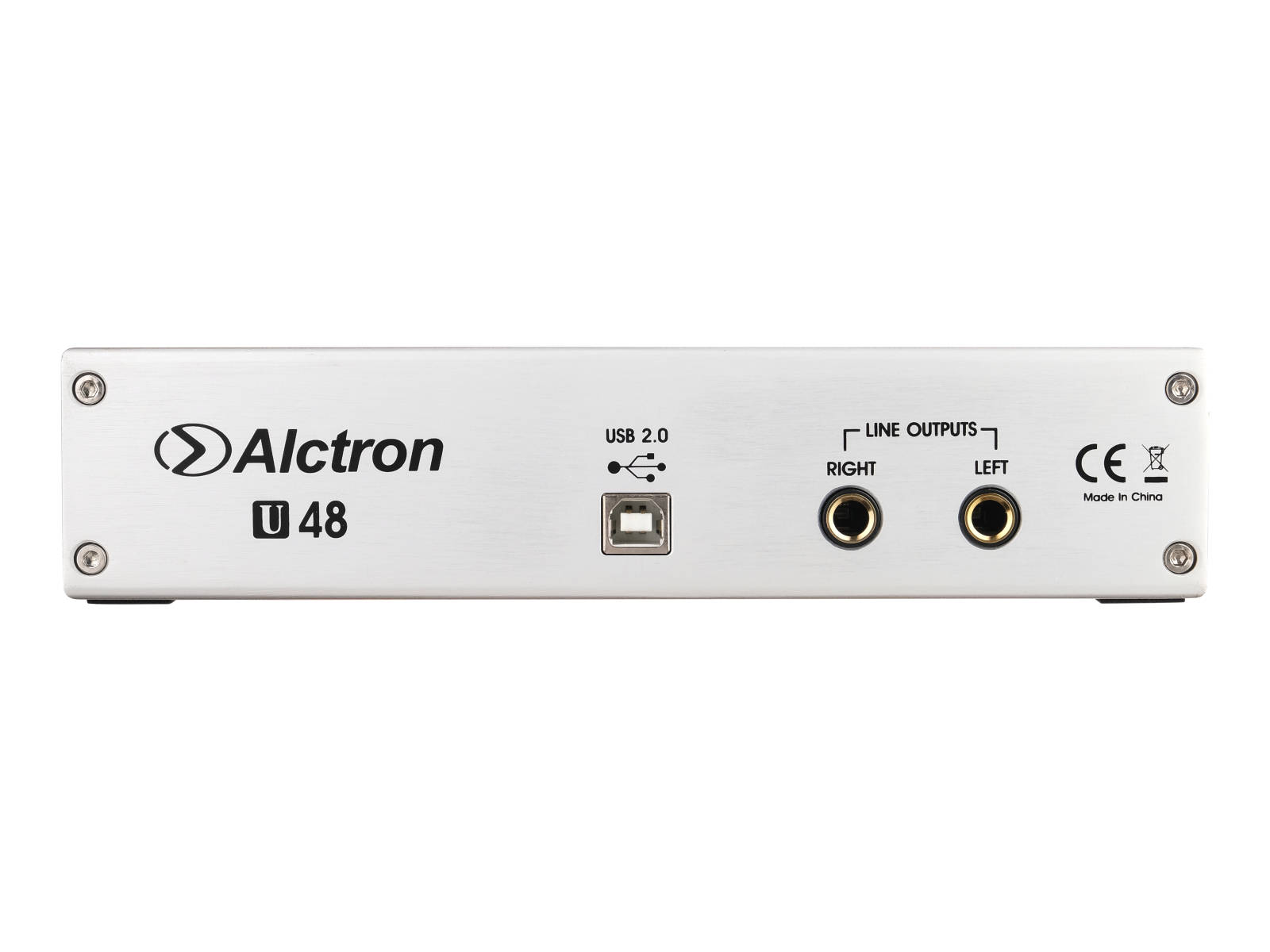 USB-аудиоинтерфейс Alctron U48 — разъёмы и органы управления - фото 1