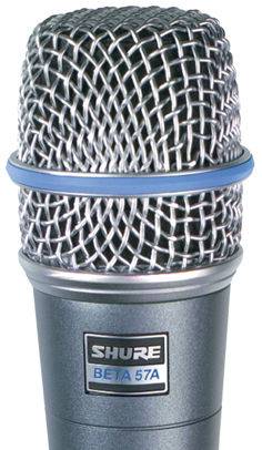 Инструментальный микрофон Shure BETA 57A — корпус и детали - фото 1