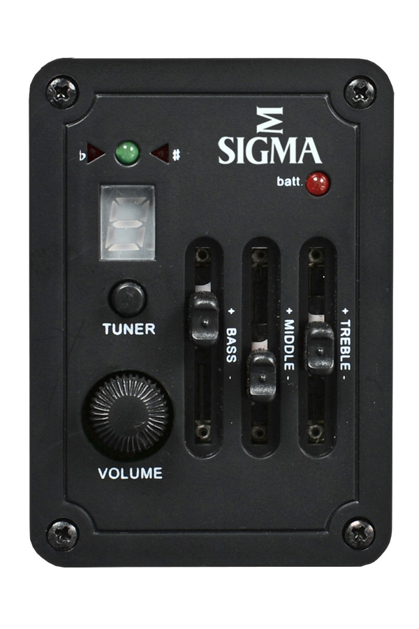 Электроакустическая гитара Sigma LM-SGE — корпус и детали - фото 5