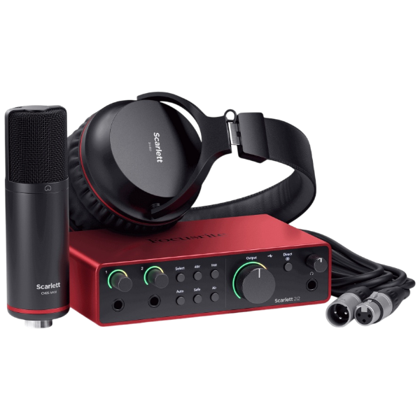 USB-аудиоинтерфейс Focusrite Scarlett 2i2 Studio 4th — общий вид