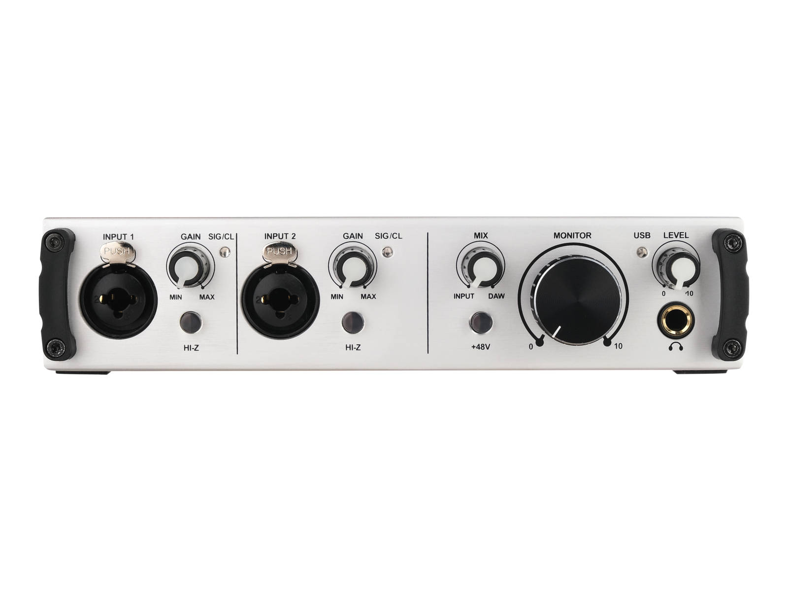 USB-аудиоинтерфейс Alctron U48 — разъёмы и органы управления - фото 2