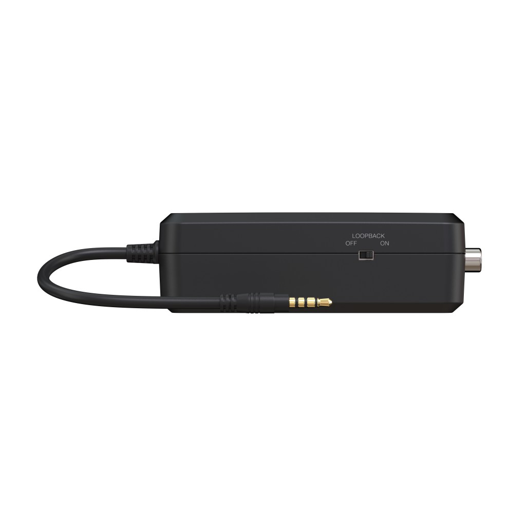 Портативный аудиоинтерфейс IK Multimedia iRig Stream Solo — разъёмы и органы управления - фото 2