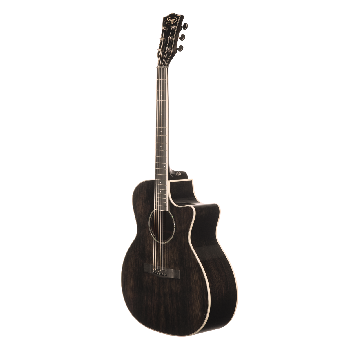 Акустическая гитара SQOE S340-FG-BK Set — корпус и детали