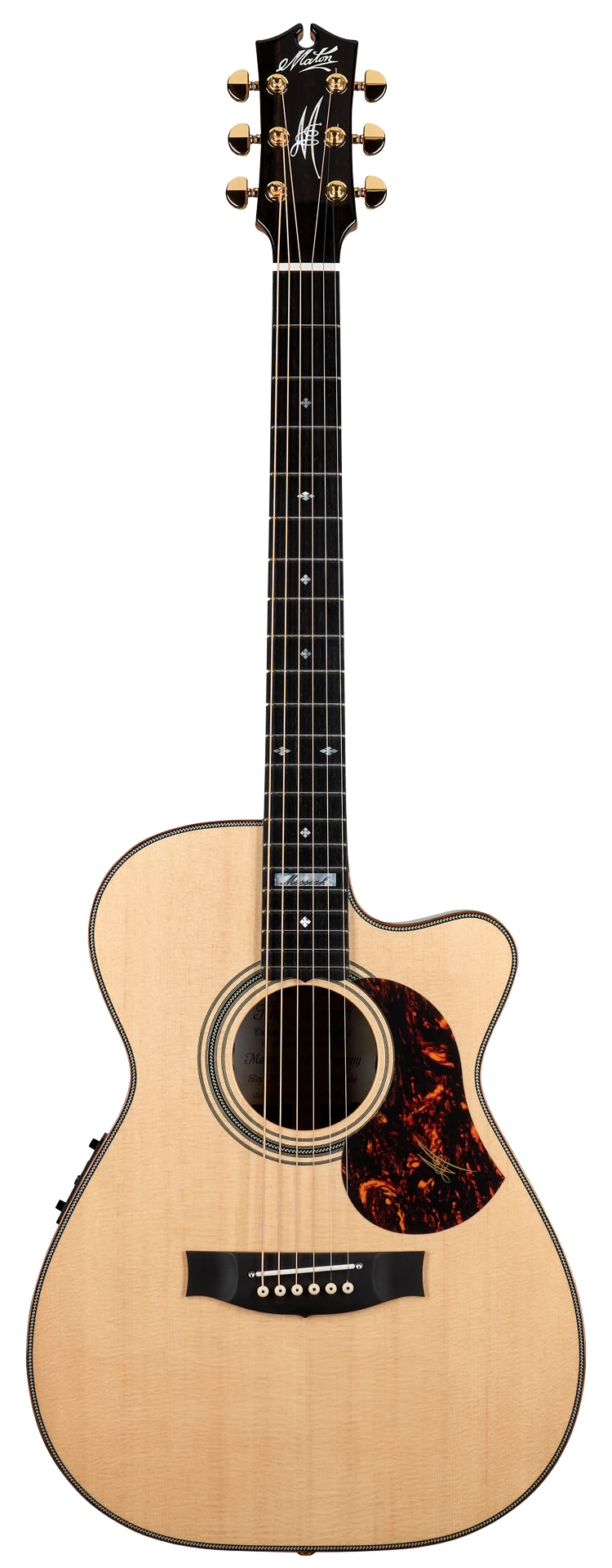 Электроакустическая гитара Maton EM100C-808 — корпус и детали