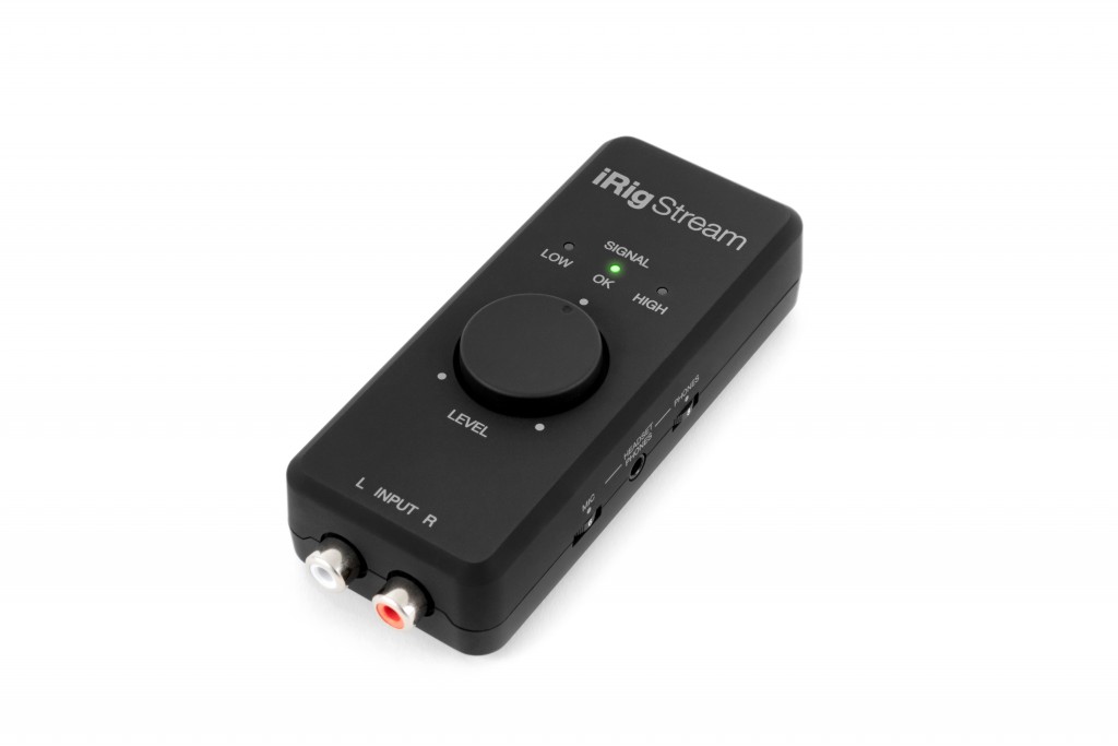 Портативный аудиоинтерфейс IK Multimedia iRig STREAM — разъёмы и органы управления - фото 3