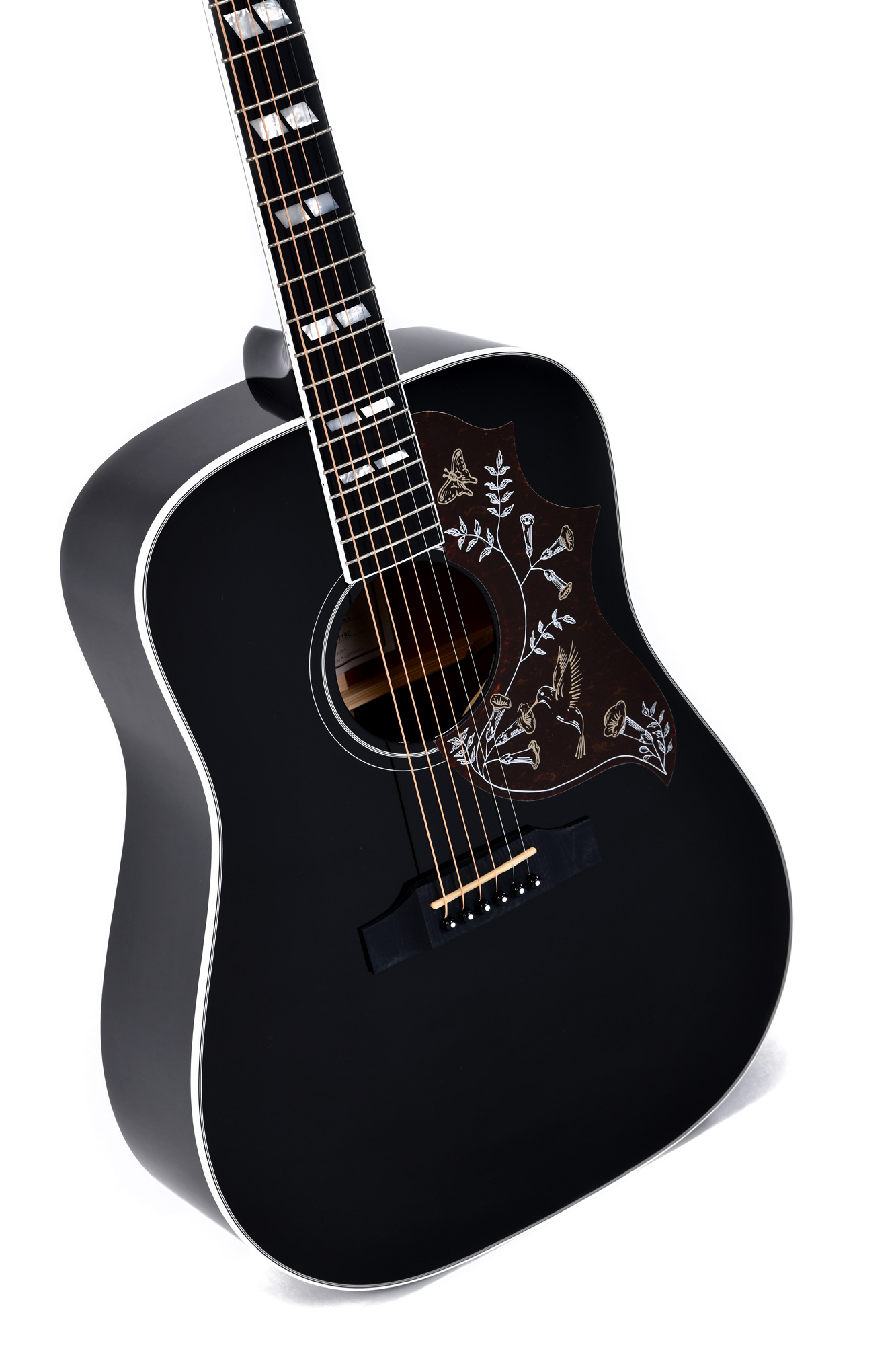 Электроакустическая гитара Sigma DM-SG5-BK — корпус и детали - фото 2