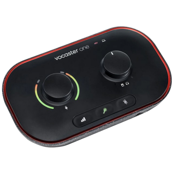 USB-аудиоинтерфейс Focusrite Vocaster One — общий вид