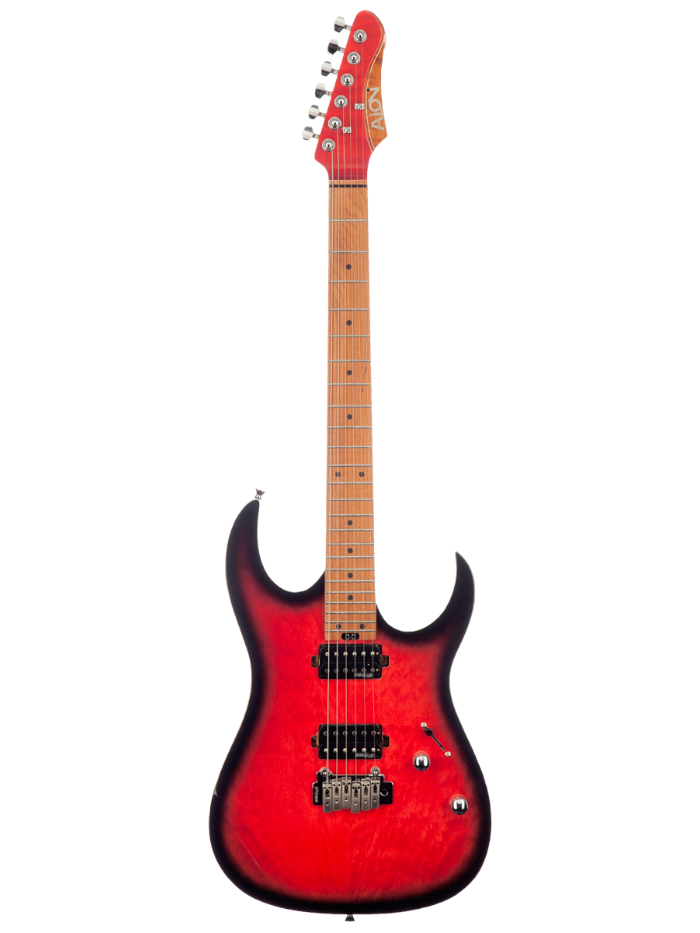 Электрогитара Aion H-30 red burst — общий вид