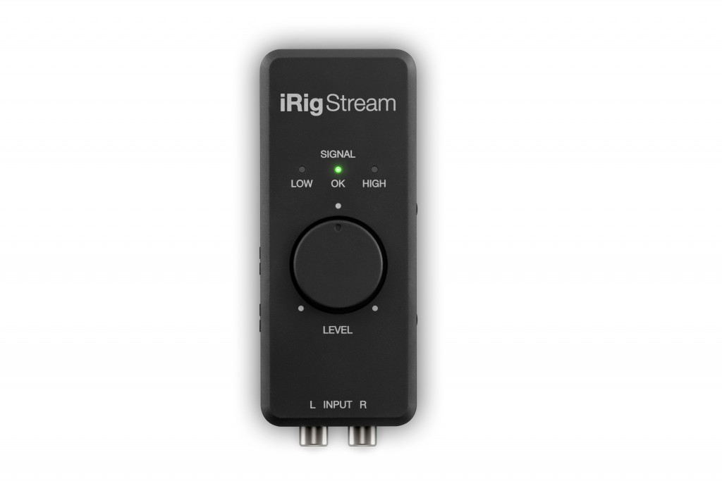 Портативный аудиоинтерфейс IK Multimedia iRig STREAM — разъёмы и органы управления