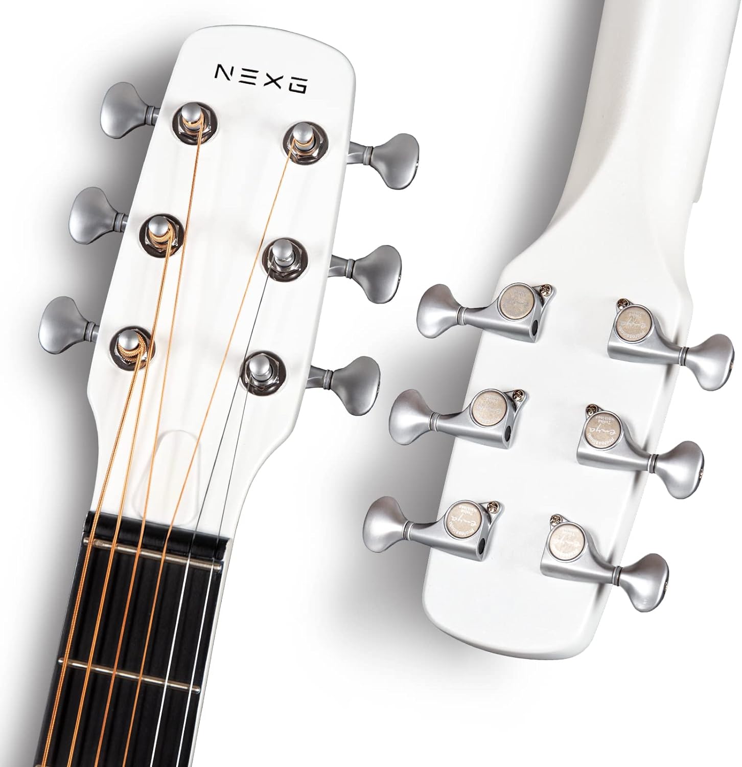 Электроакустическая гитара Enya NEXG-WHITE — корпус и детали - фото 2