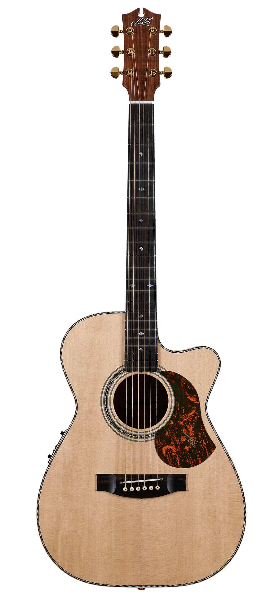 Электроакустическая гитара Maton EBG808C — корпус и детали