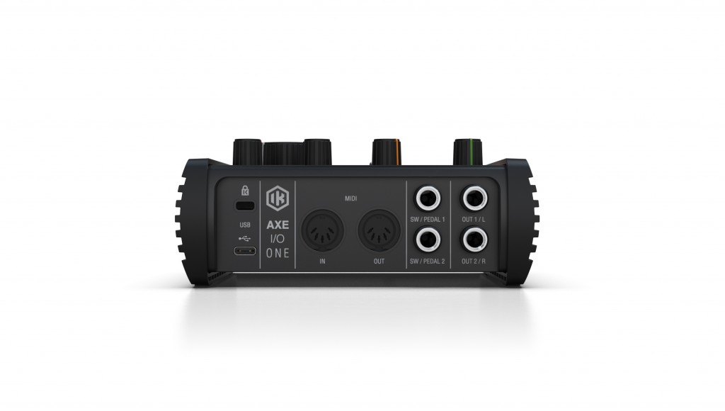 USB-аудиоинтерфейс IK Multimedia AXE I/O ONE — разъёмы и органы управления - фото 1