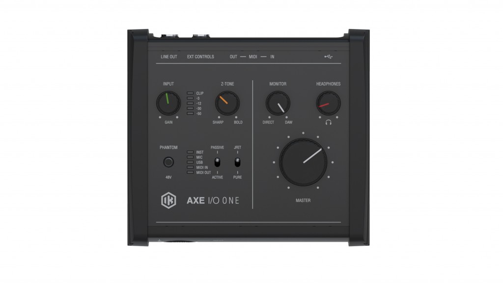 USB-аудиоинтерфейс IK Multimedia AXE I/O ONE — разъёмы и органы управления - фото 2