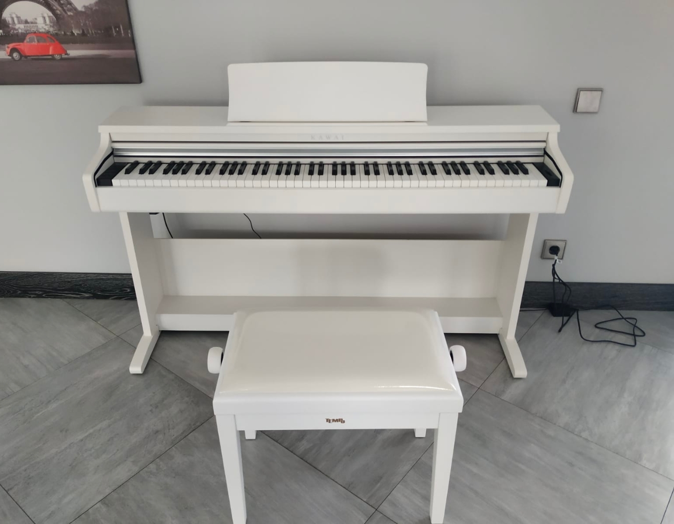 Цифровое пианино Kawai KDP75 W - фото 1