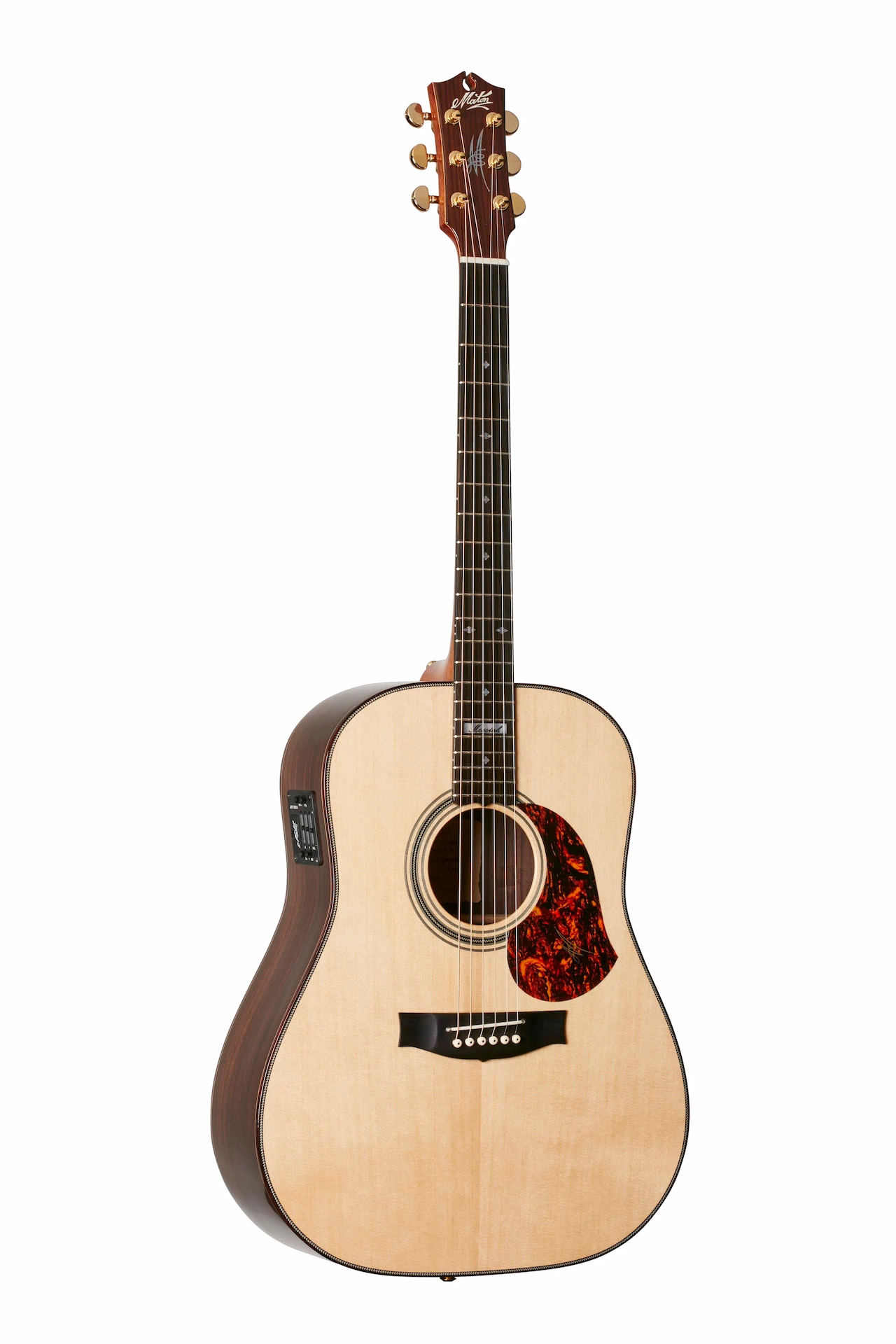 Электроакустическая гитара Maton EM100 — корпус и детали - фото 4