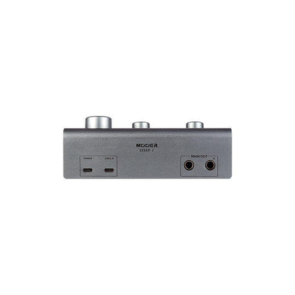 USB-аудиоинтерфейс Mooer MA50 STEEP I — разъёмы и органы управления - фото 2