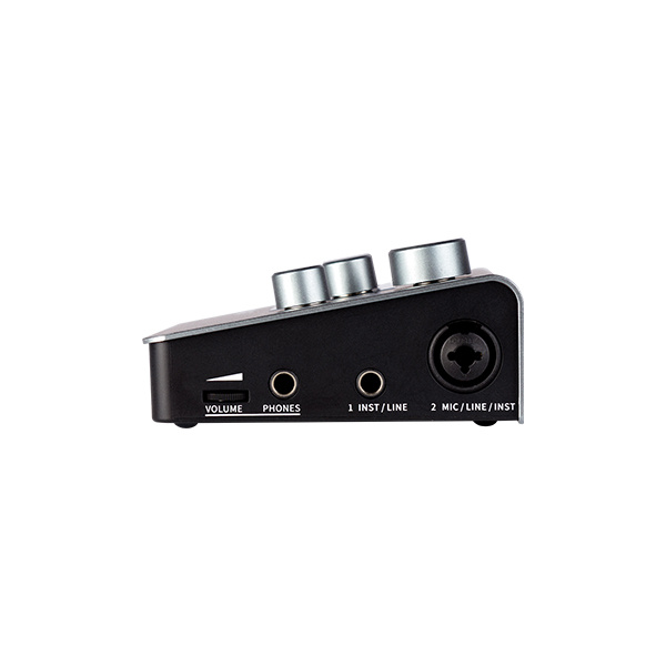 USB-аудиоинтерфейс Mooer MA50 STEEP I — разъёмы и органы управления - фото 1