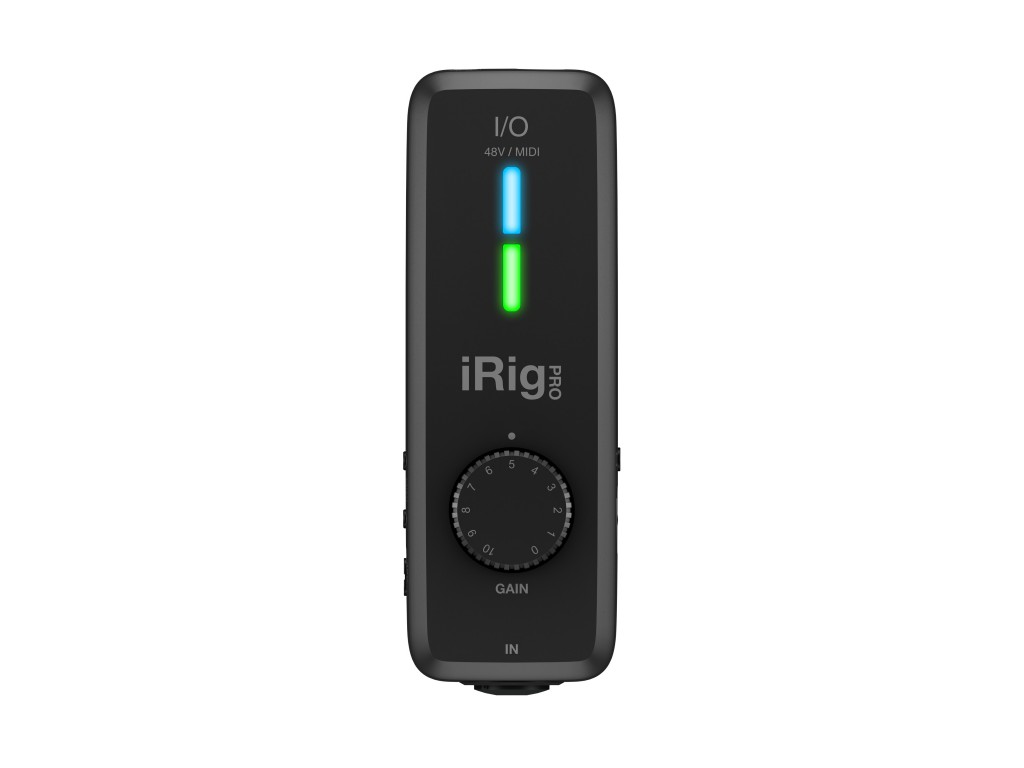 Портативный аудиоинтерфейс IK Multimedia iRig PROIO — разъёмы и органы управления