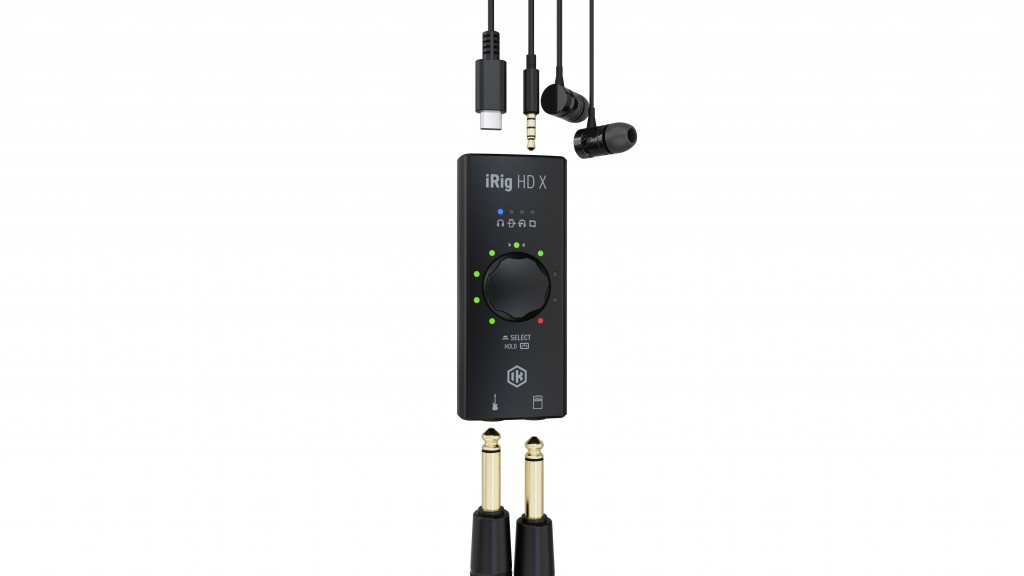 Портативный аудиоинтерфейс IK Multimedia iRig HD X — разъёмы и органы управления - фото 1