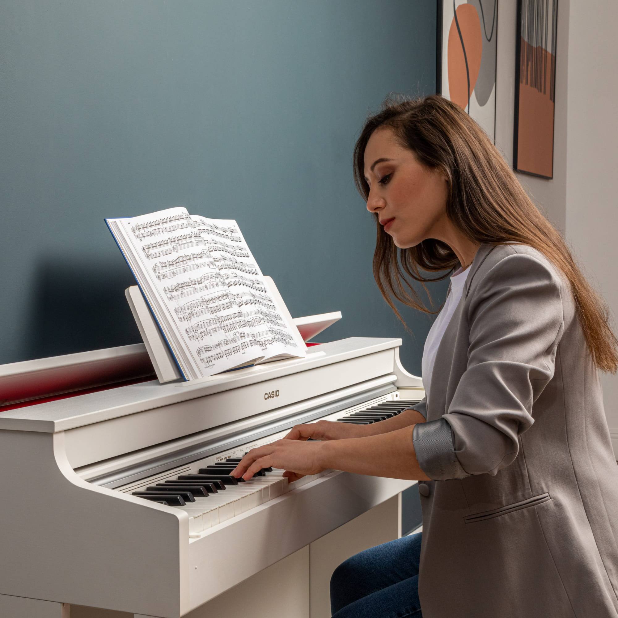 Цифровое пианино Casio Celviano AP-470WE + банкетка - фото 11