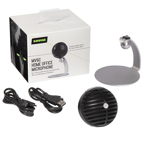 USB-микрофон Shure MOTIV MV5-B-DIG — общий вид - фото 3