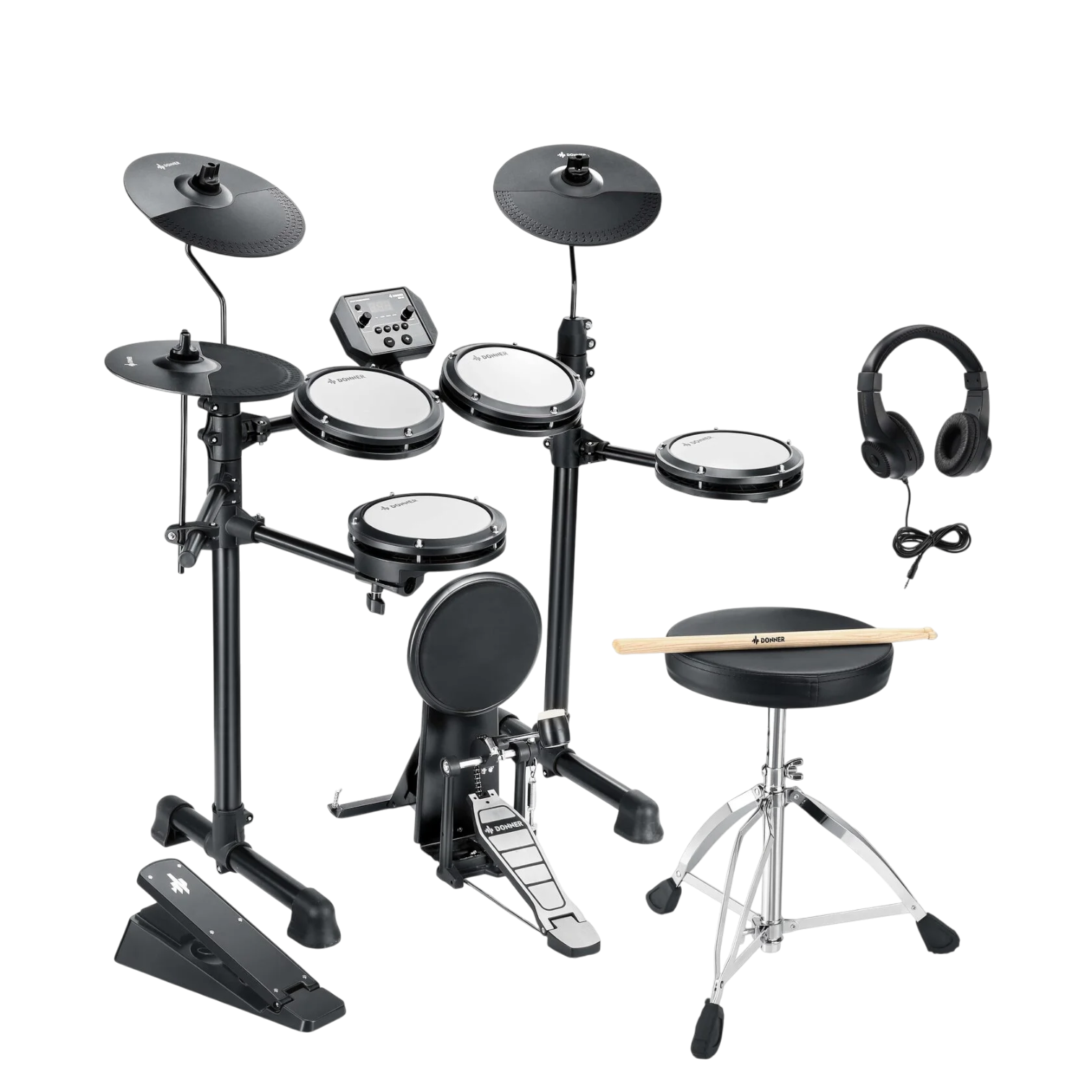 Электронные барабаны Donner DED-80P 5 Drums 3 Cymbals
