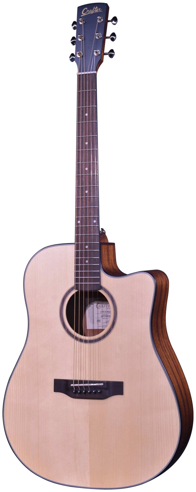 Электроакустическая гитара Crafter LITE D-16ce — корпус и детали