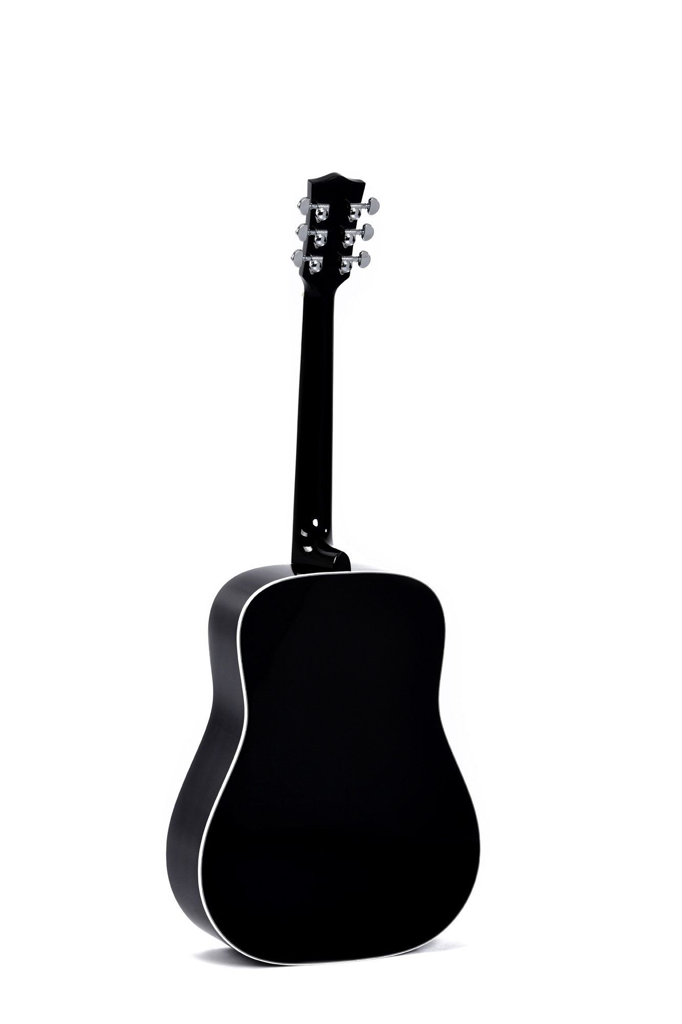 Электроакустическая гитара Sigma DM-SG5-BK — корпус и детали - фото 1