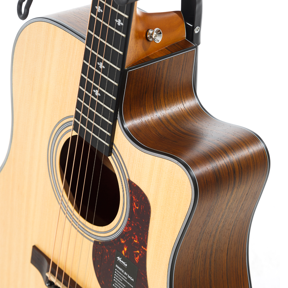 Акустическая гитара Mantic AG-370C — корпус и детали - фото 5