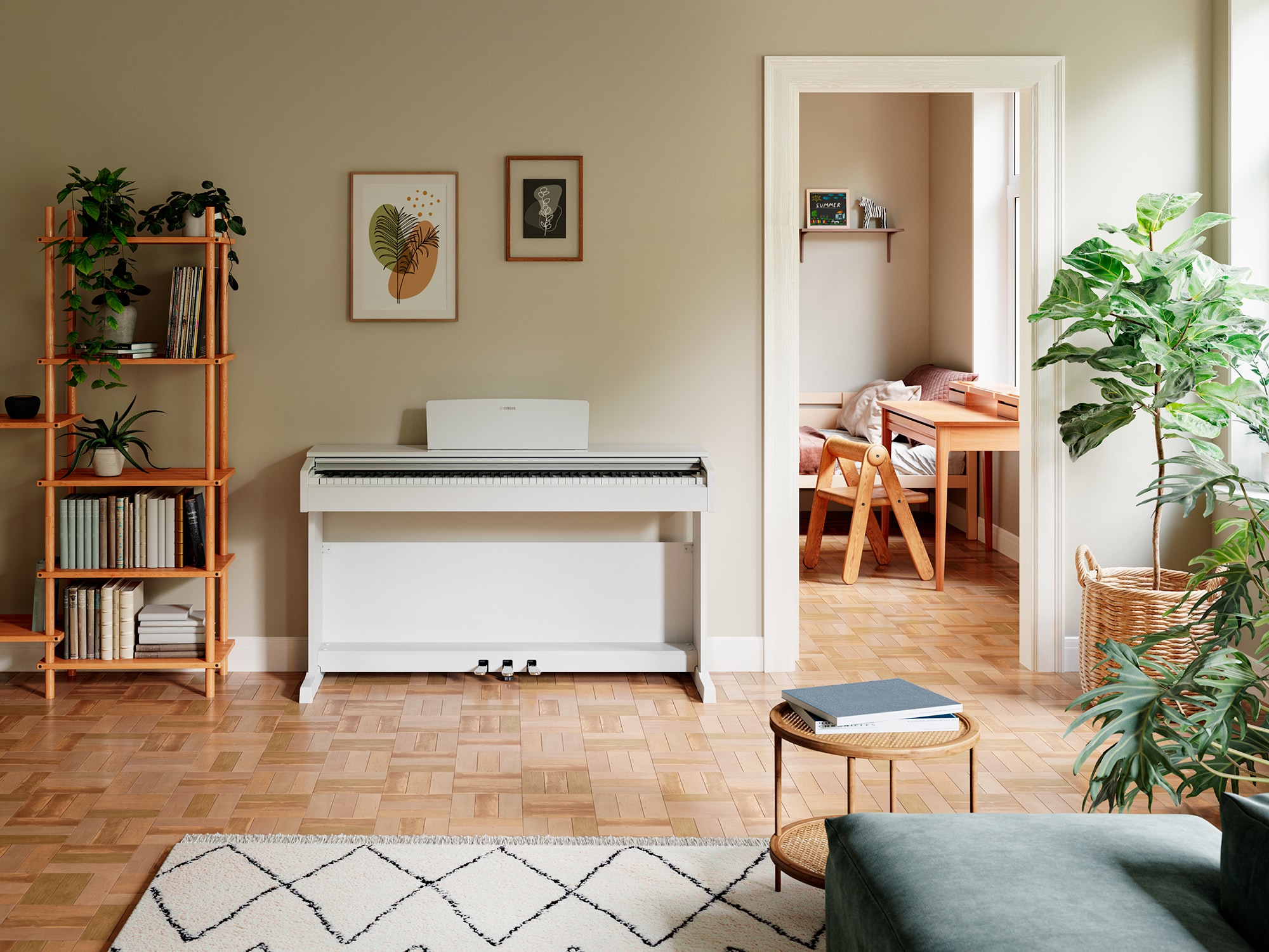 Цифровое пианино Yamaha YDP-145WH