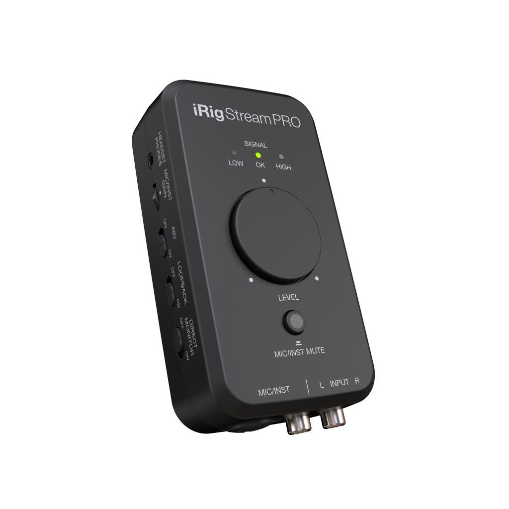 Портативный аудиоинтерфейс IK Multimedia IRIG STREAMPRO — разъёмы и органы управления - фото 6