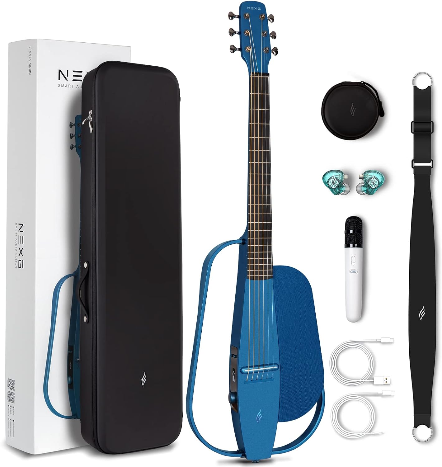 Электроакустическая гитара Enya NEXG-BLUE — корпус и детали - фото 6