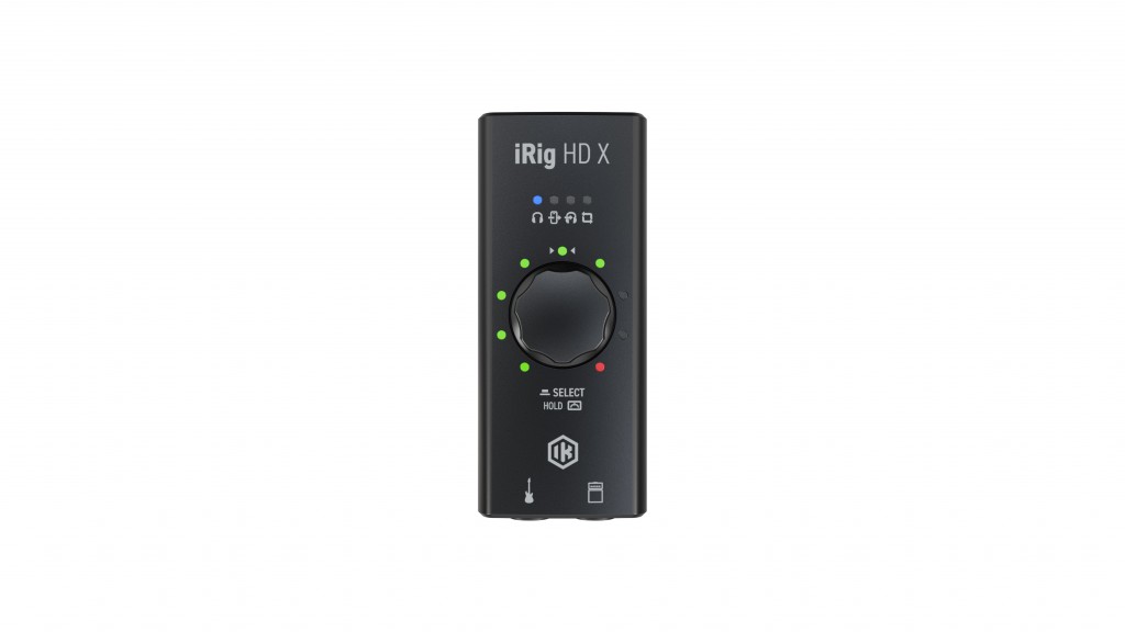 Портативный аудиоинтерфейс IK Multimedia iRig HD X — разъёмы и органы управления