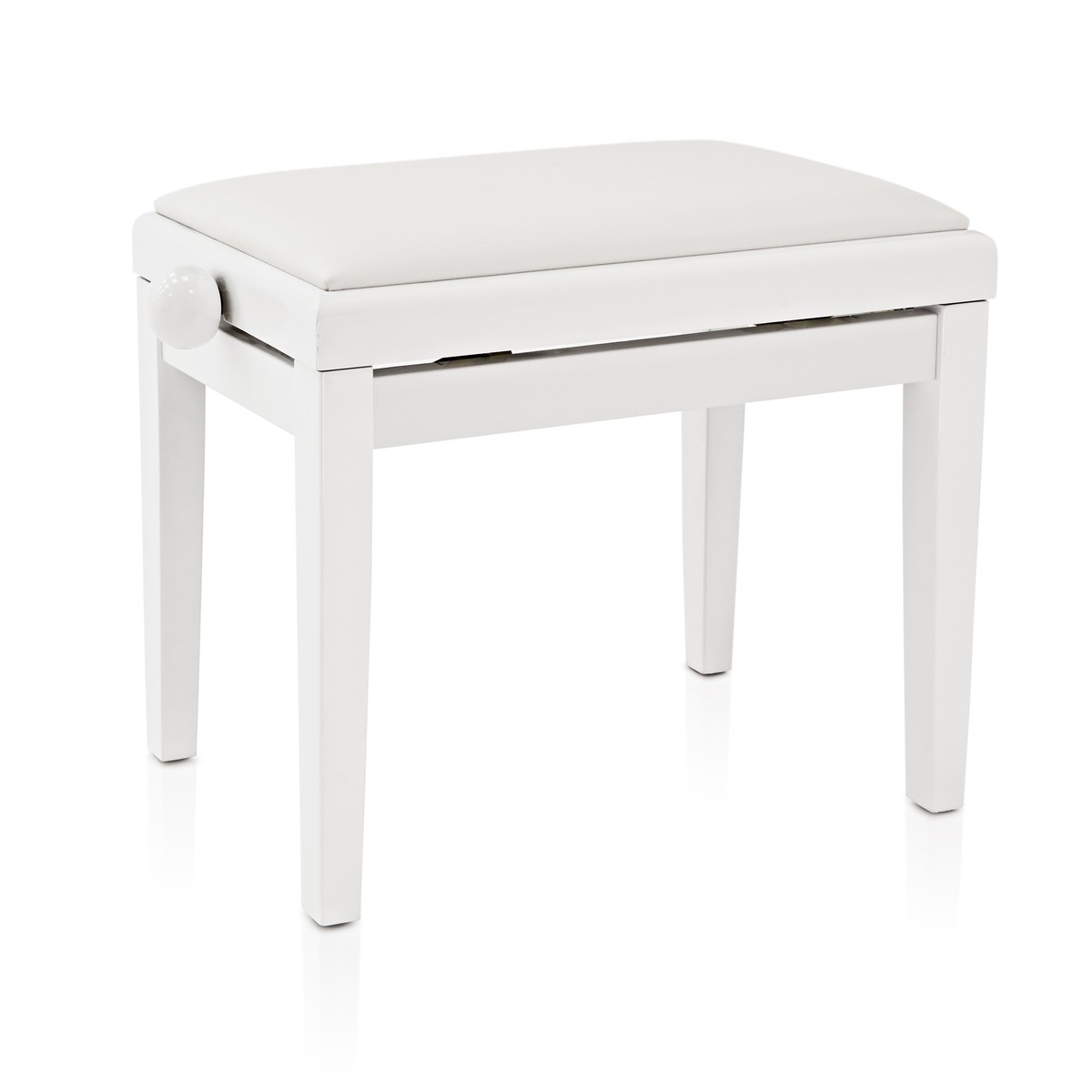 Банкетка с регулировкой по высоте белая