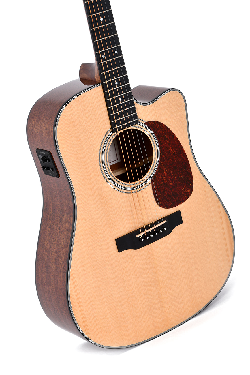 Электроакустическая гитара Sigma DMC-1E — корпус и детали - фото 2