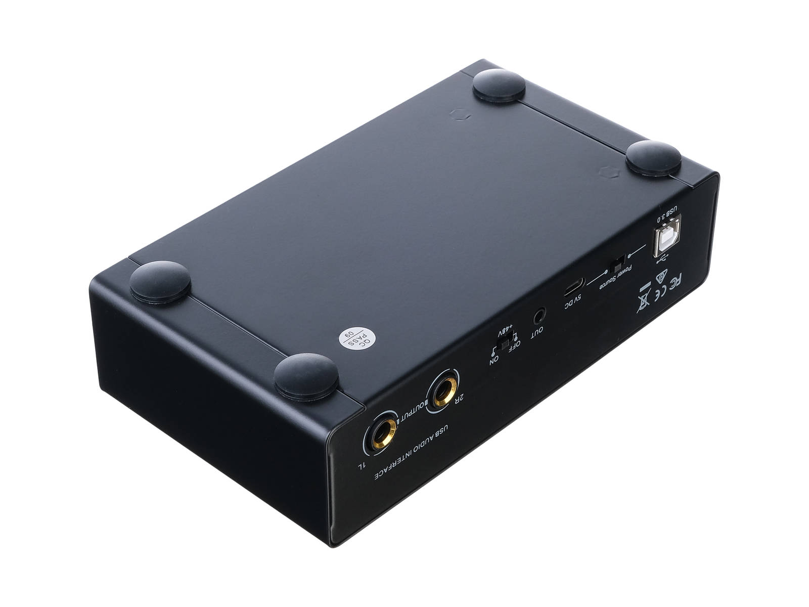 USB-аудиоинтерфейс Foix LBS MD22 — разъёмы и органы управления - фото 3