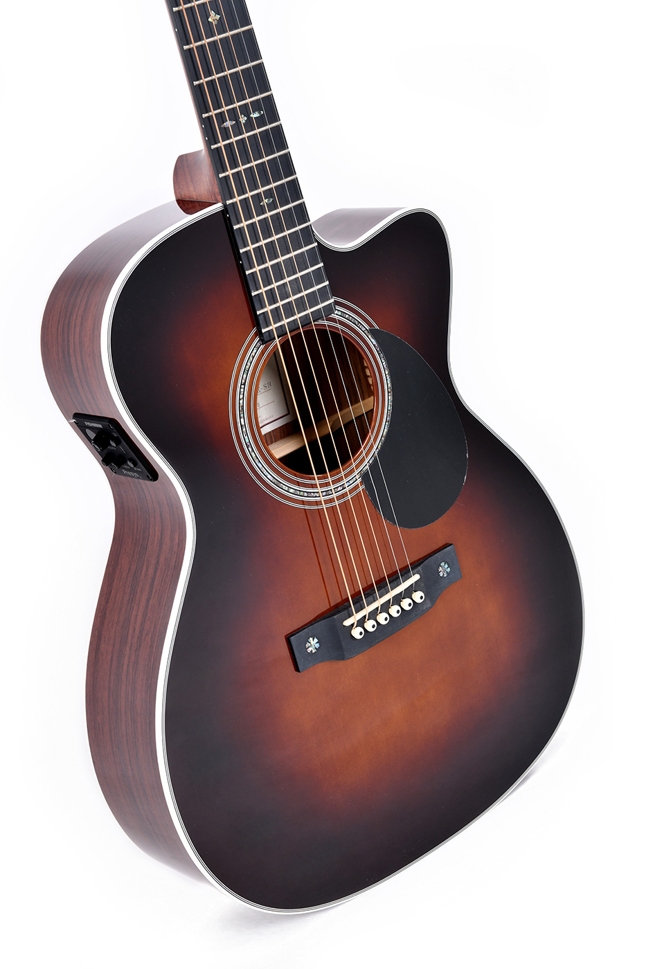 Электроакустическая гитара Sigma OMTC-1E-SB — корпус и детали - фото 2