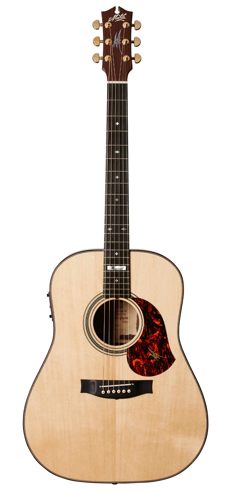 Электроакустическая гитара Maton EM100 — корпус и детали