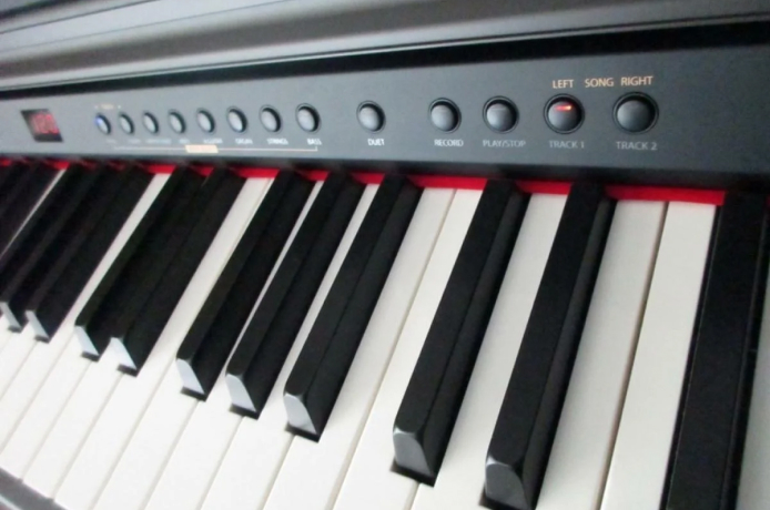 А это - кнопки на панели пианино DP-3 от китайского бренда Artesia. Почувствуйте разницу