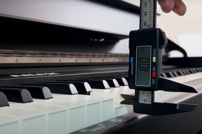 Так вот, глубина нажатия на WK-310 составила 10мм