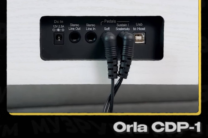 ORLA CDP-1 имеет целых 2 разъема для наушников, линейный вход, линейный выход и USB to Host