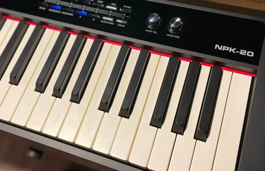 Кнопки быстрого переключения тембров в NUX NPK-20