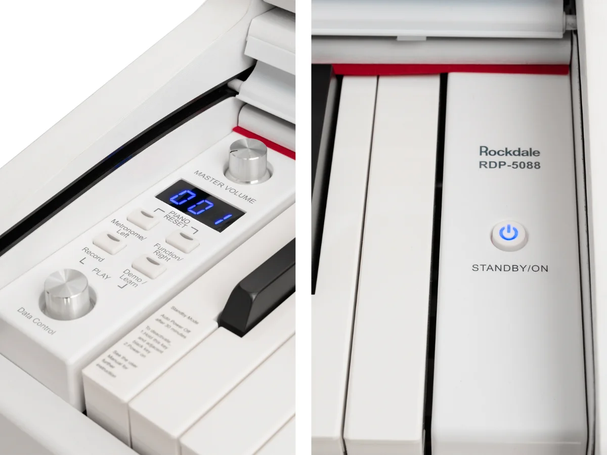 Кнопки управления по бокам от клавиатуры